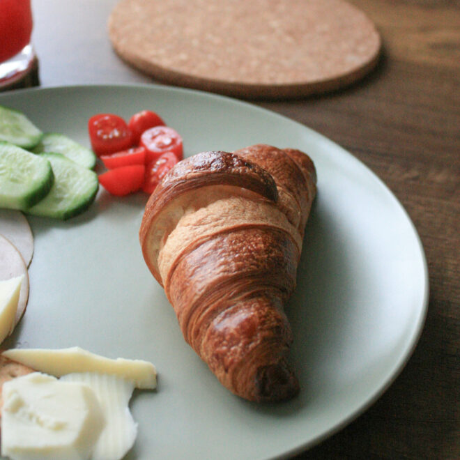 Croissant als ontbijt