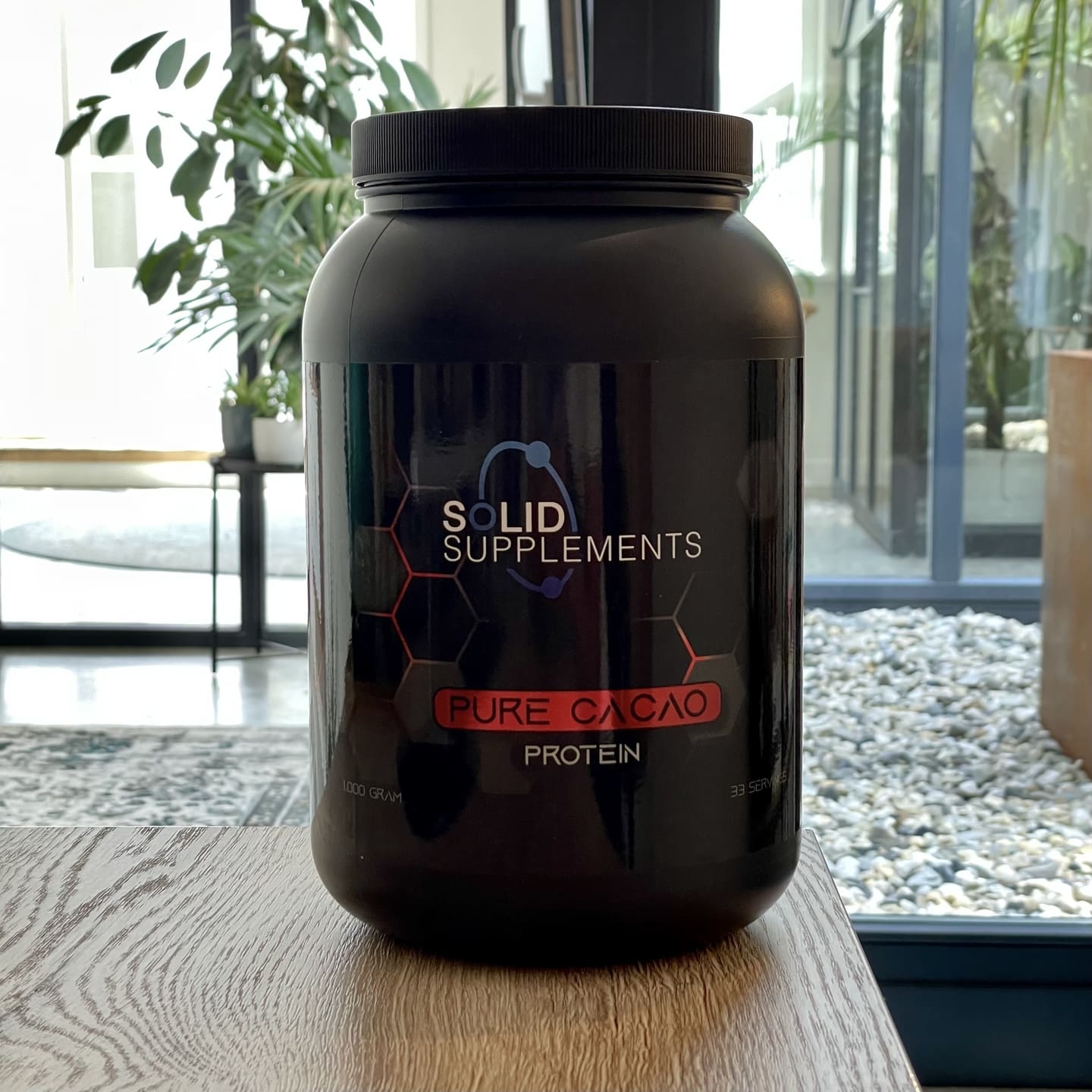 Pure cacao protein van Solid Supplements